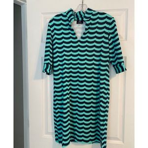 Sailor Sailor by Just Madras Nautical Stripe Dress EUC